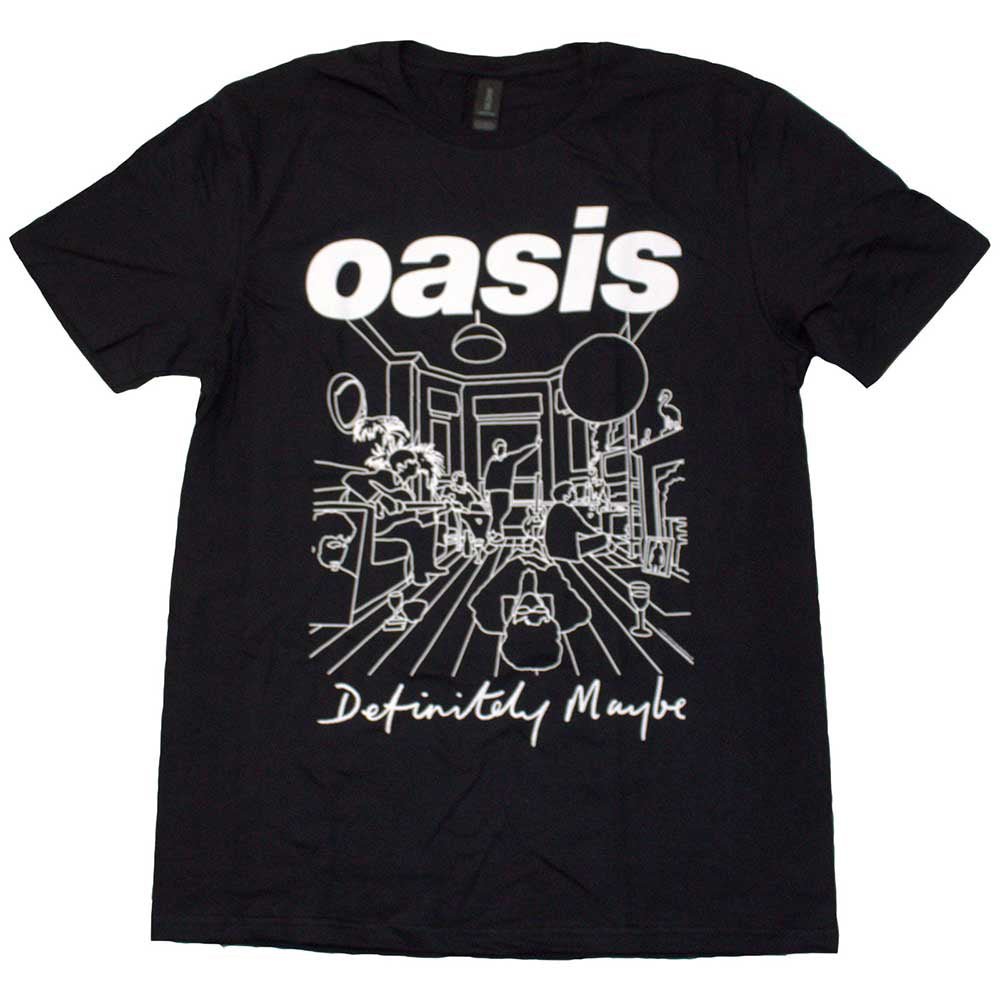 【予約商品】 OASIS オアシス (10月 来日 記念 ) - Definitely Maybe Line Drawing / Tシャツ / メンズ - PGS